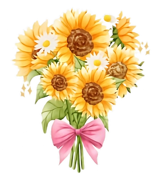 Flor decorativa amarilla